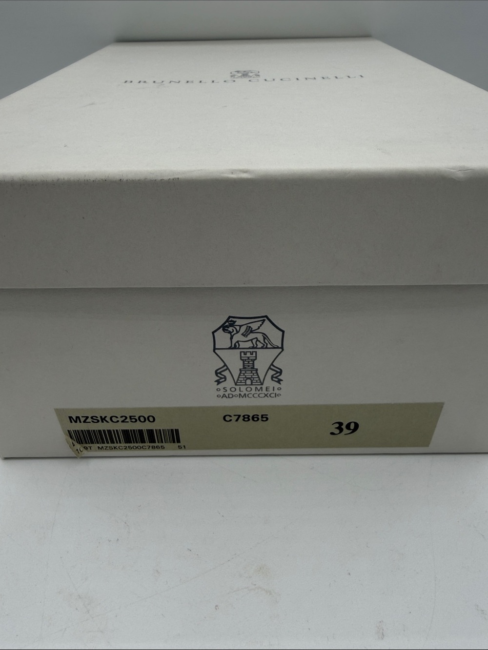 Brunello Cucinelli Monili Slingback Leather Ballet Flats White Size 39 EU / 9 US - Picture 11 of 11
